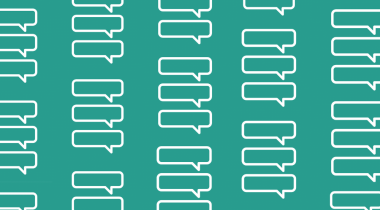 text bubble graphic