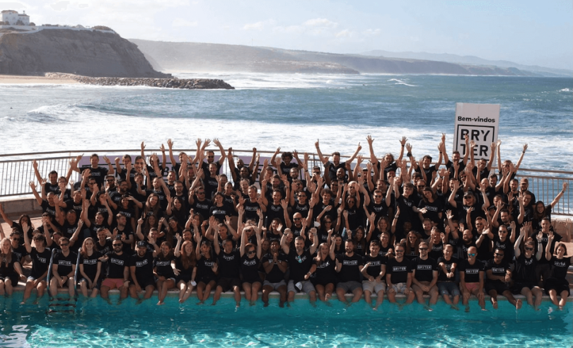 BRYTER team on vacation