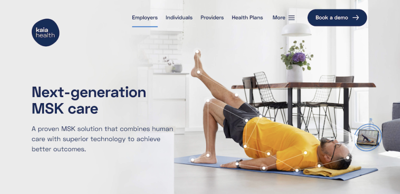 Kaia Health artificial intelligence healthcare