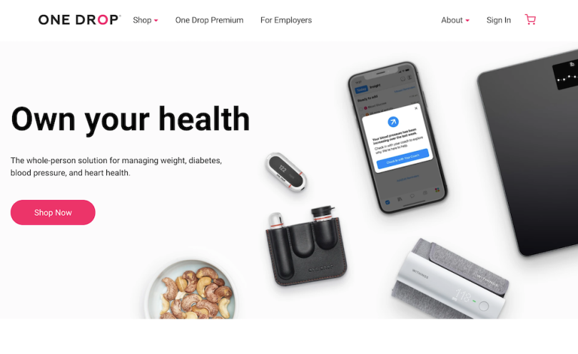 OneDrop artificial intelligence healthcare