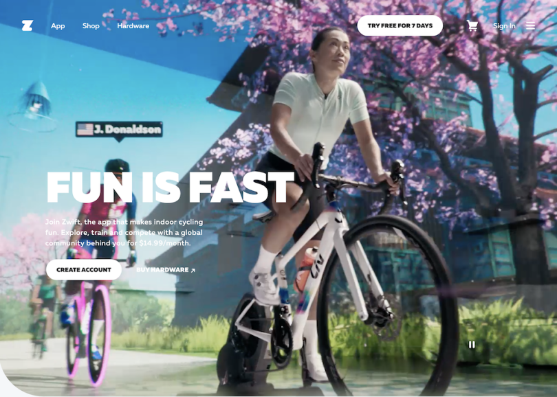 Zwift gaming companies