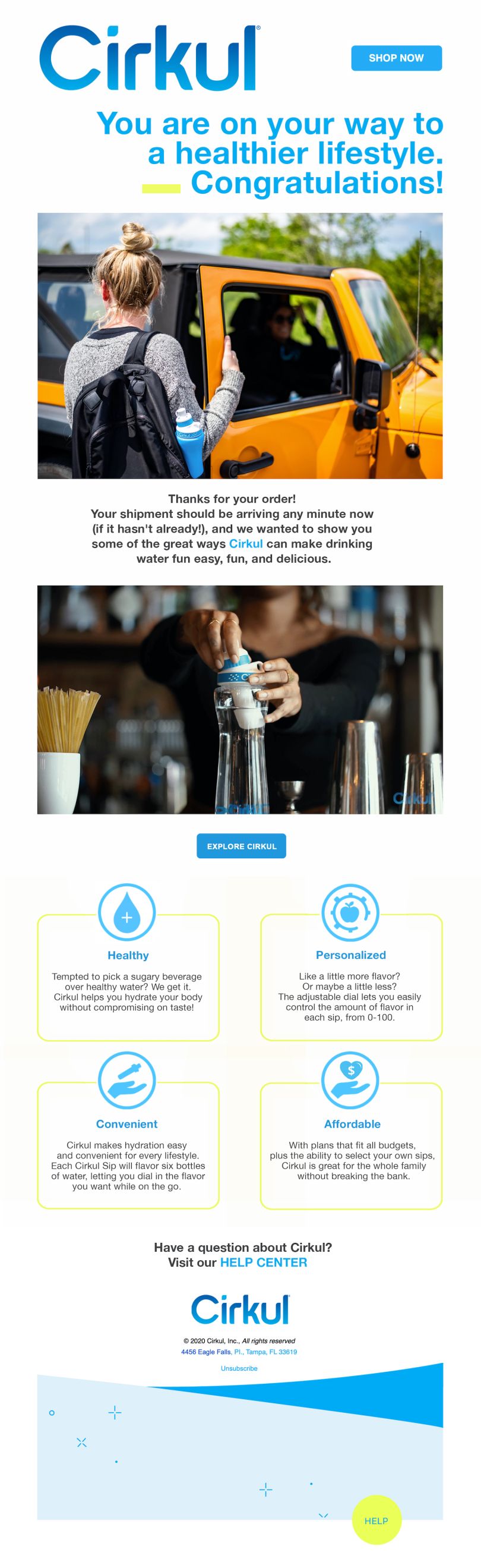 A Cirkul Product Education Email