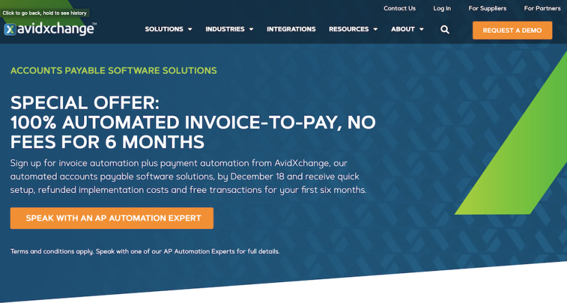 AvidXchange software companies in Charlotte
