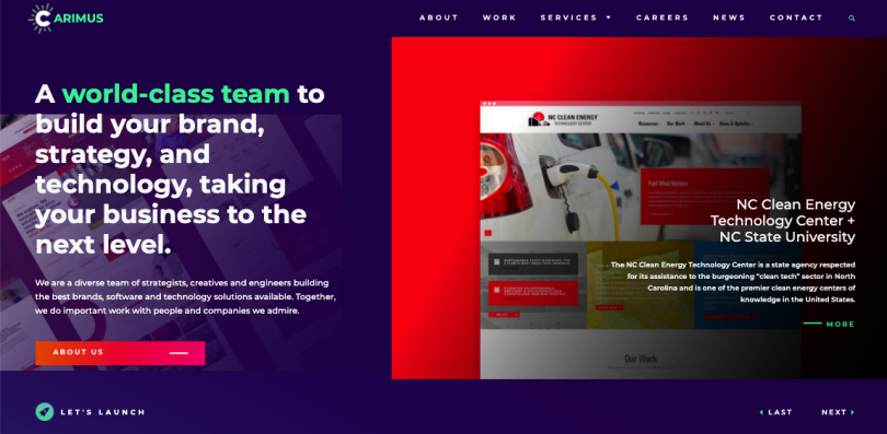 Carimus Website Design Company Raleigh NC