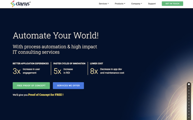 Claysys Technologies software companies in Charlotte