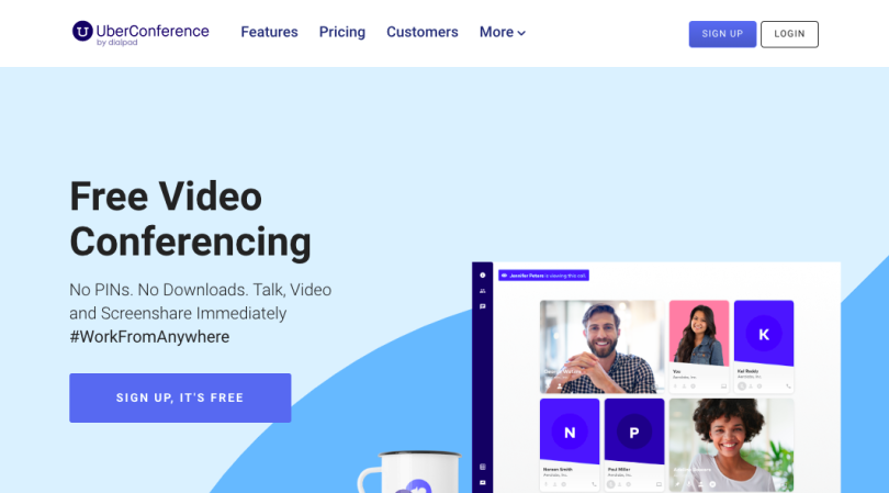 UberConference Video Conferencing Software
