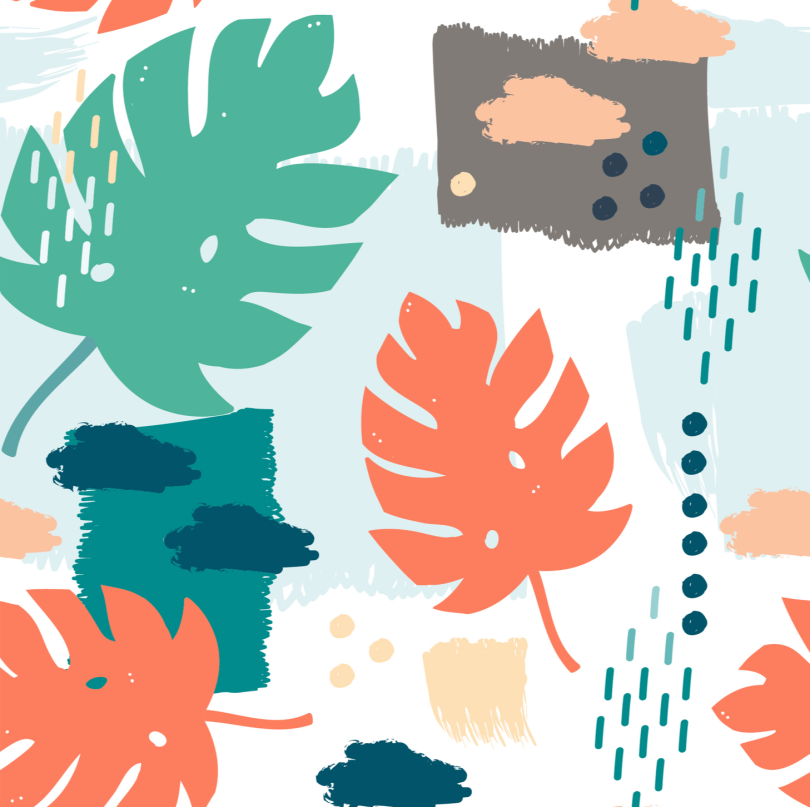 Green and Orange Design Pattern