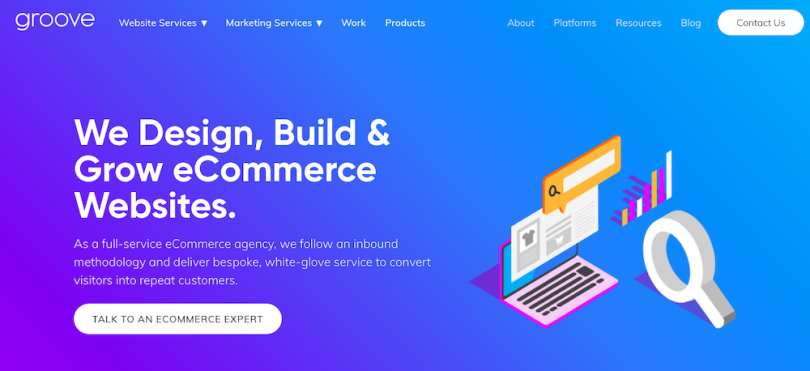 Groove Commerce marketing agency Baltimore