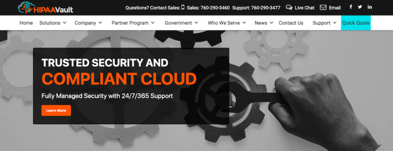 HIPAA Vault HIPAA-compliant email