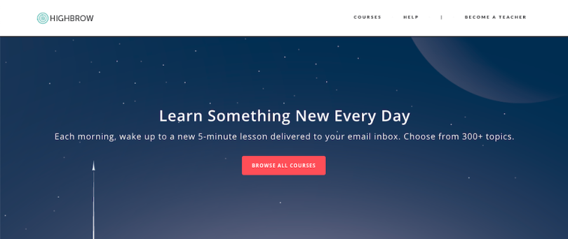 Highbrow product management courses