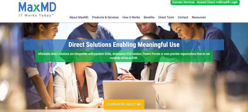 MaxMD HIPAA-compliant email