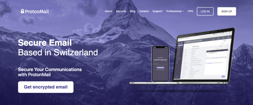 ProtonMail HIPAA-compliant email