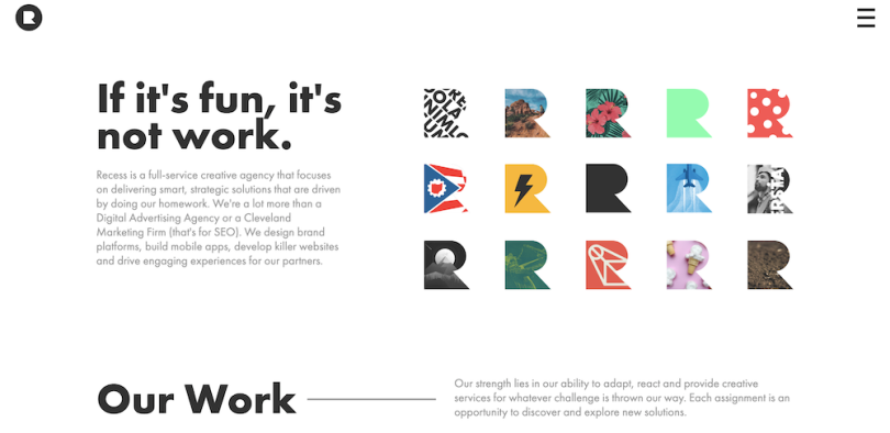 Recess Creative marketing agencies Cleveland