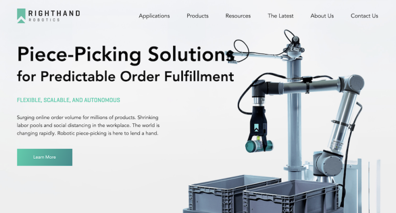 Righthand Robotics robotics companies roundup