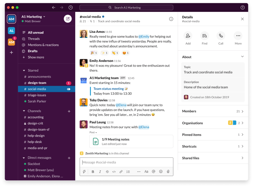 Slack sales automation