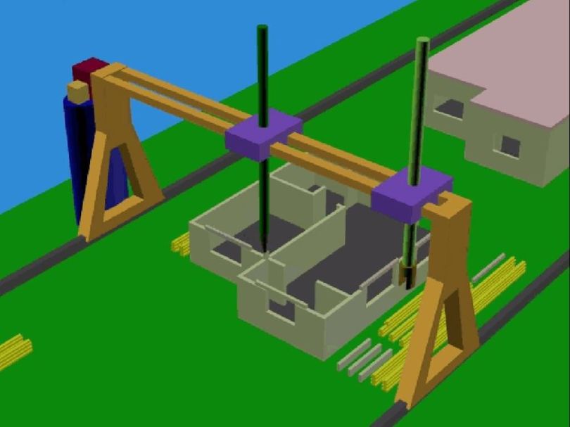 contour crafting 3d printing construction applications examples