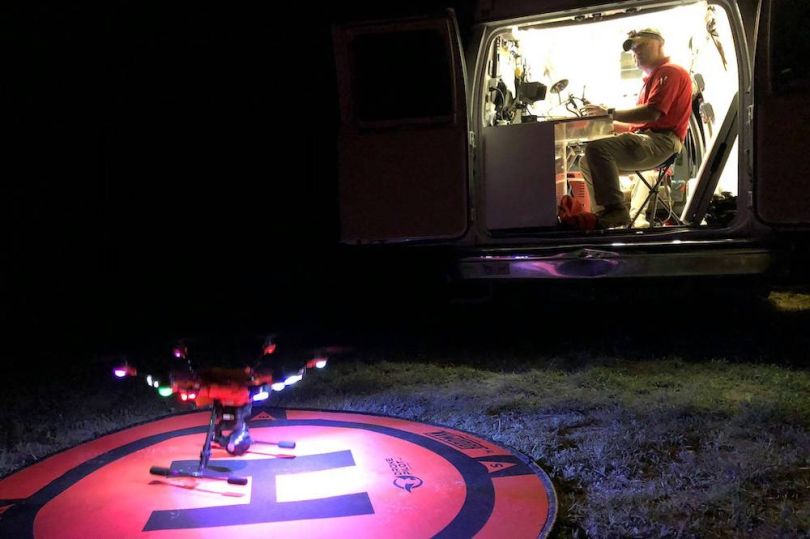 drone pilot inc rescue robot