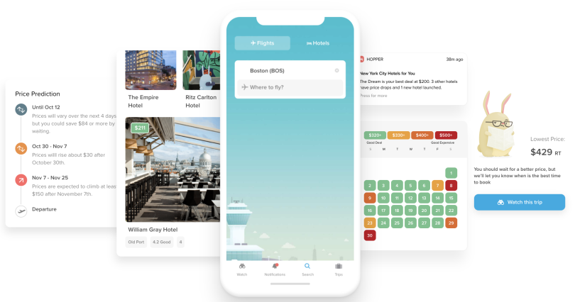 hopper artificial intelligence applications travel