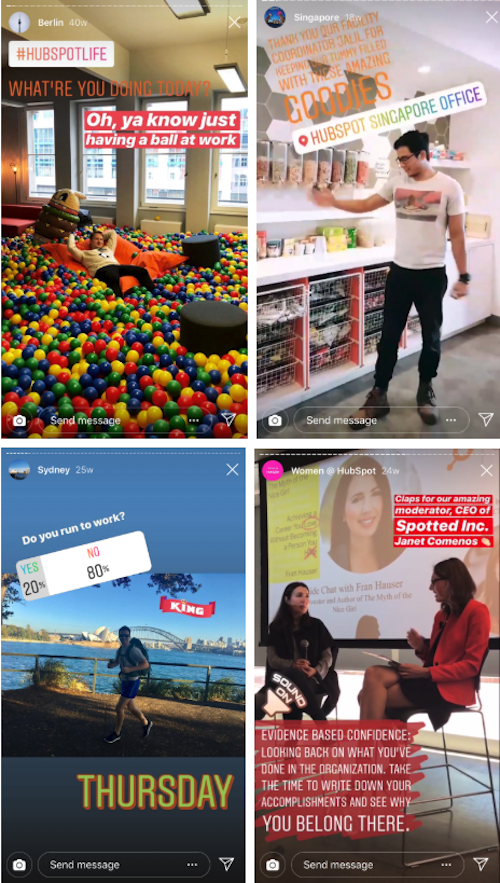 hubspot -instagram-social-media-employer-branding-examples