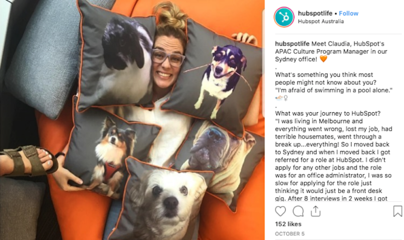 hubspot-employer-branding-social-instagram-australia