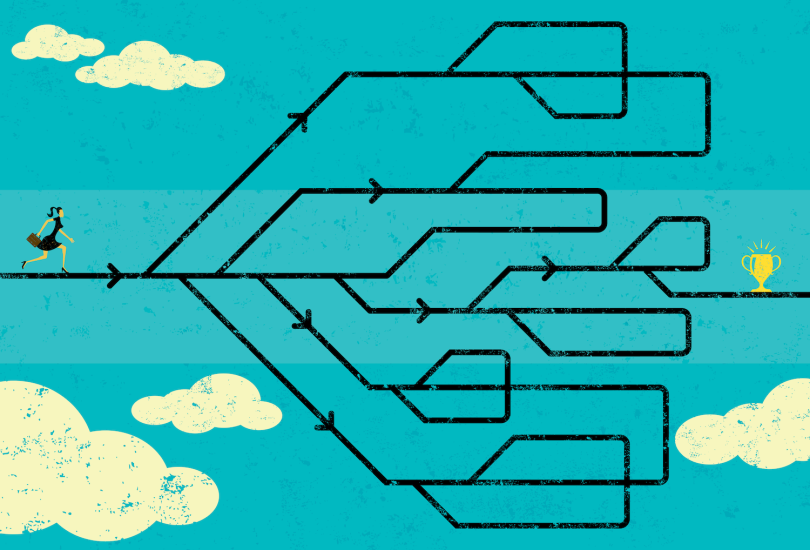 Generative design is a framework in which elements of a website build themselves.