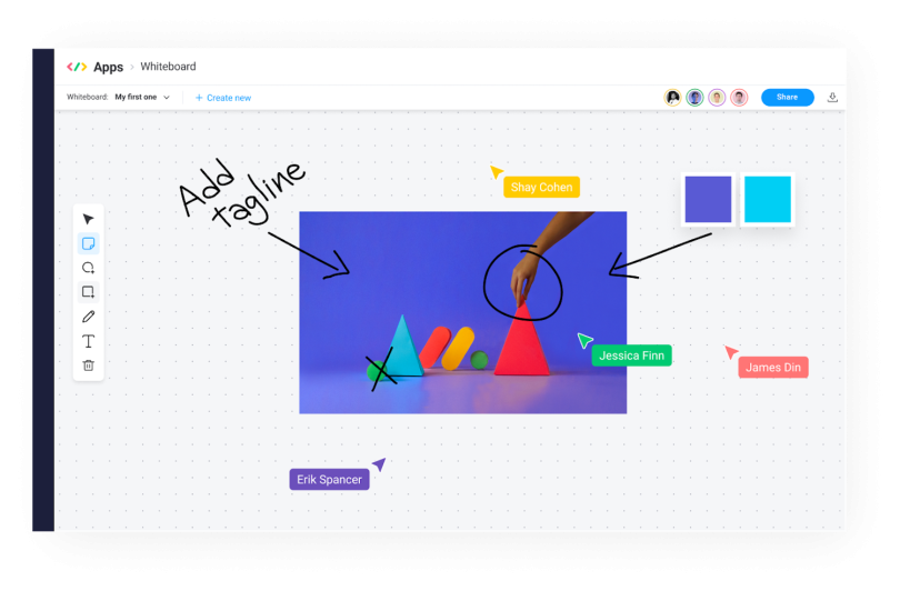 The App Framework allows user to build custom workplace apps hosted by Monday.com