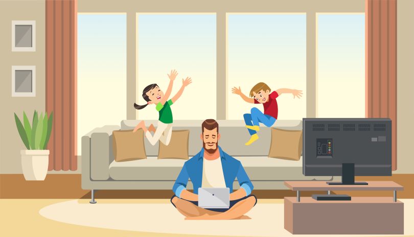 Parents have difficulty managing work responsibilities and the homeschool needs of children.