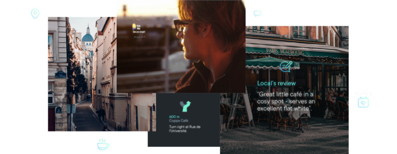 Context and location are important design considerations when thinking about smart glasses.