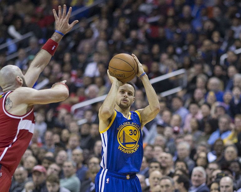Steph Curry is on fire!