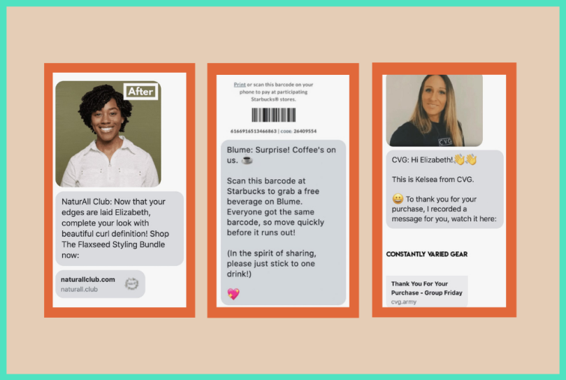 SMS Marketing Examples