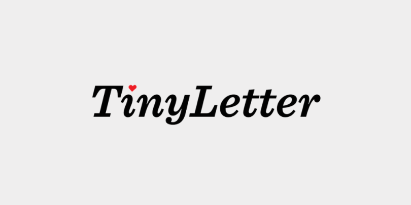 tinyletter newsletter