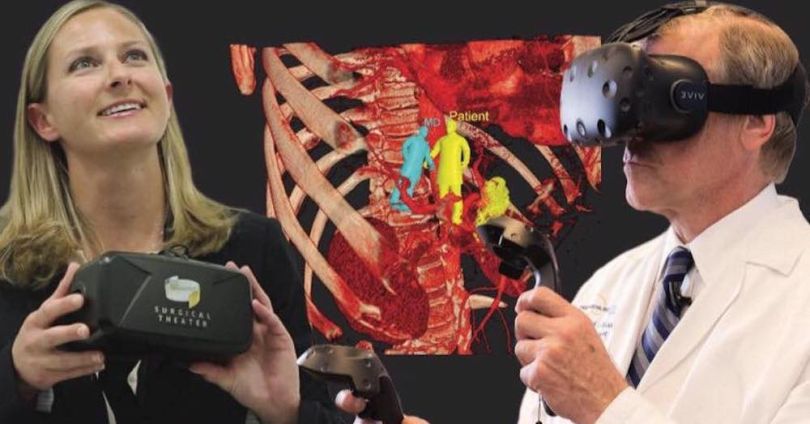 vr ar applications surgery surgical theater