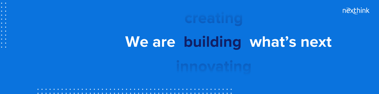 We are building what's next