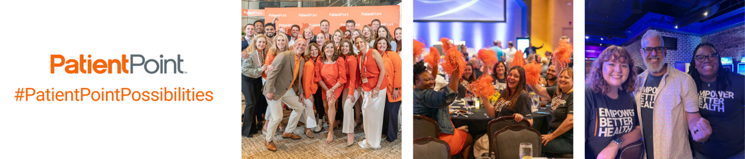 Collage of PatientPoint Employees at Events