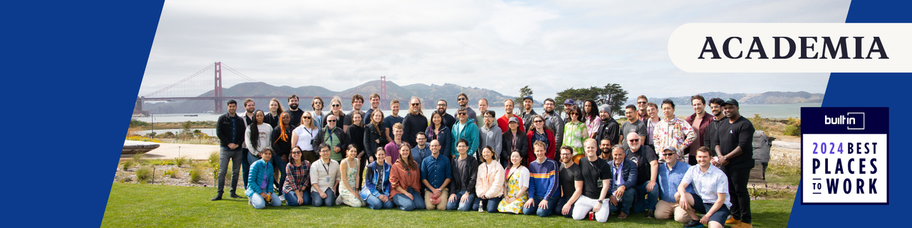 Team of employees at the presidio in san francisco
