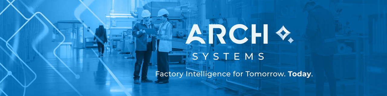 Two factory workers in discussion