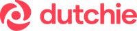 Dutchie hug logo with flora wordmark