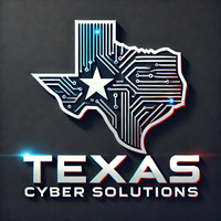 Logo for Texas Cyber Solutions, an elite cybersecurity advisory firm in Houston, TXton,