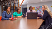 general motors team members in the office