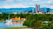 Downtown Denver and city park