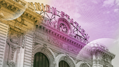 Stylized photo of Union Station in Denver, Colorado