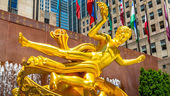 Prometheus Statue at Rockefeller Center in New York City