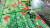 Closeup of John Deere equipment