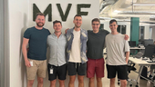 MVF team photo on the office