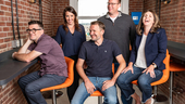 A photo of the C-suite team at BlueConic.
