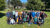 tech team outside on a lawn
