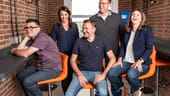 A photo of the C-suite team at BlueConic.