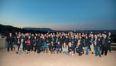 FluentStream employees at an offsite event