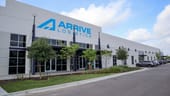 Facade of Arrive Logistics building in Austin