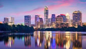 The Austin skyline at dusk.